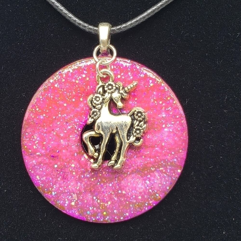 Unicorn Charm in the Stars